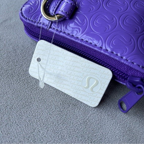 Lululemon ~ Go-Go Shopper ~ Purple ~ Cloth Reusable Zip Up Shopping Bag ~ NWT - Picture 4 of 13